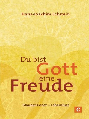 cover image of Du bist Gott eine Freude